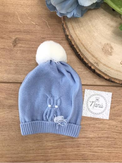 Cuffia In Lana Neonato PANNA IC9971 - NANU' BABY