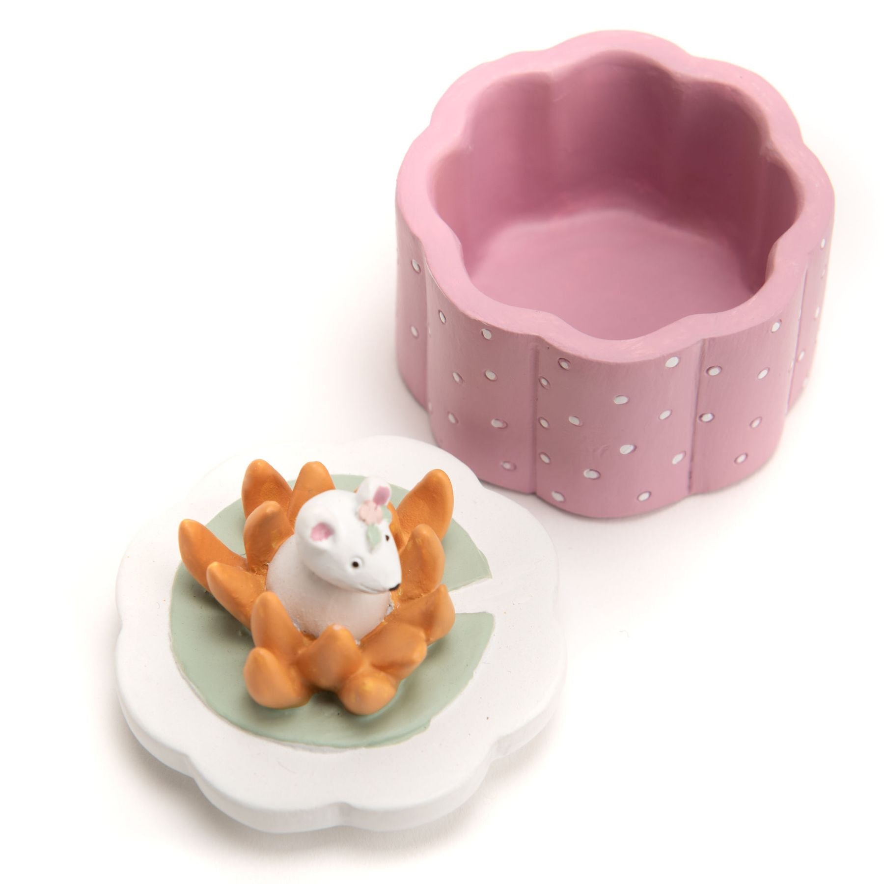 Cofanetto per dentini Fleurs ROSA 159117 - NANU' BABY