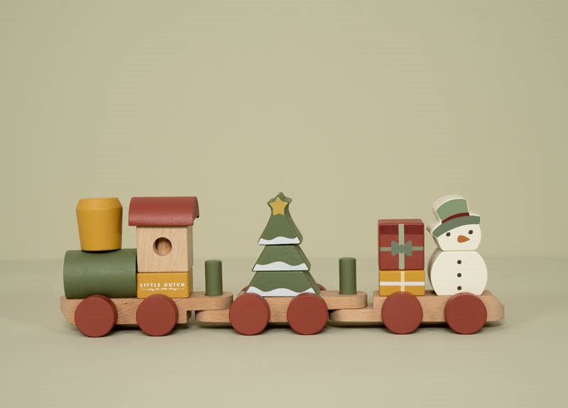 Treno Natalizio ROSSO LD4861 - NANU' BABY