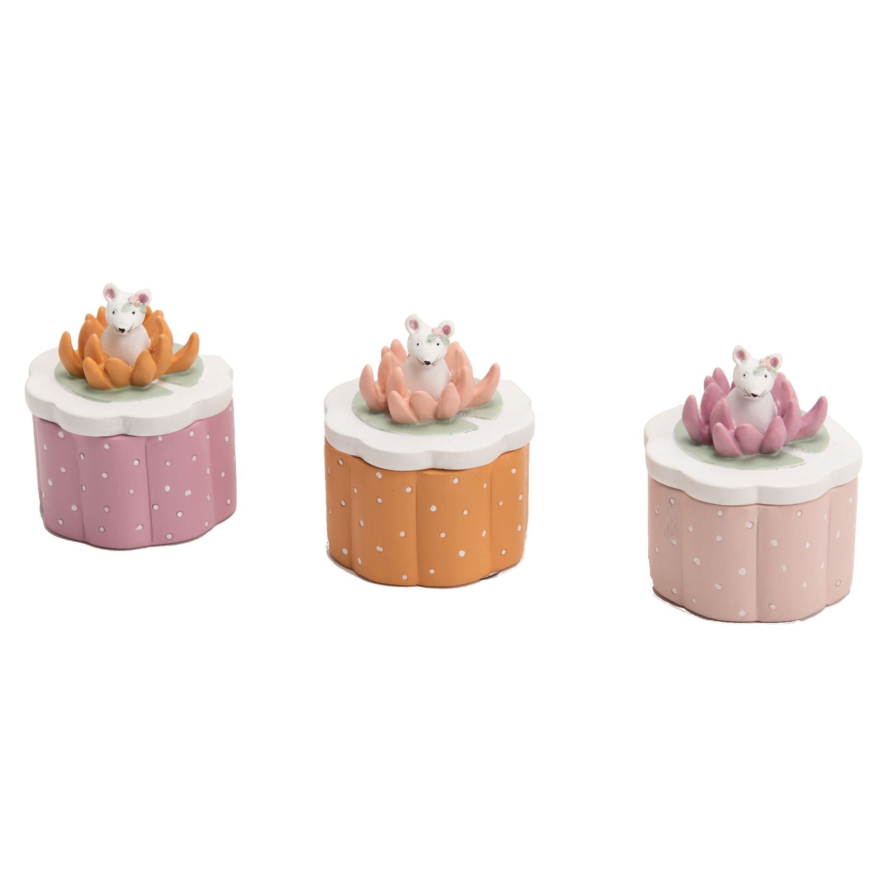 Cofanetto per dentini Fleurs ROSA 159117 - NANU' BABY