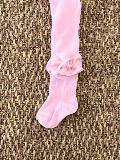 Collant con fiori ROSA 2094C/MP - NANU' BABY