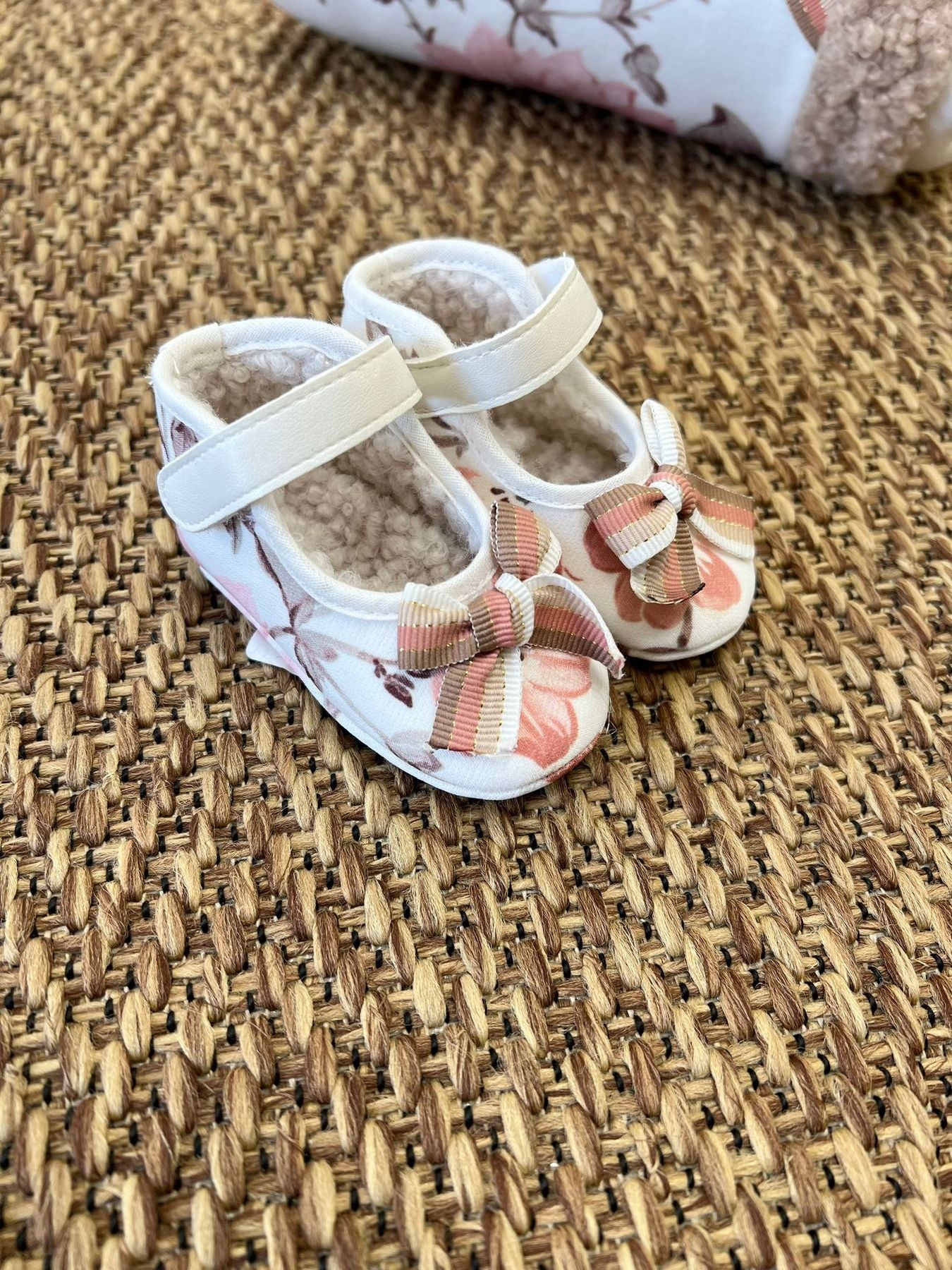 Scarpetta Fiocco Bimba VANIGLIA IG18SC - NANU' BABY