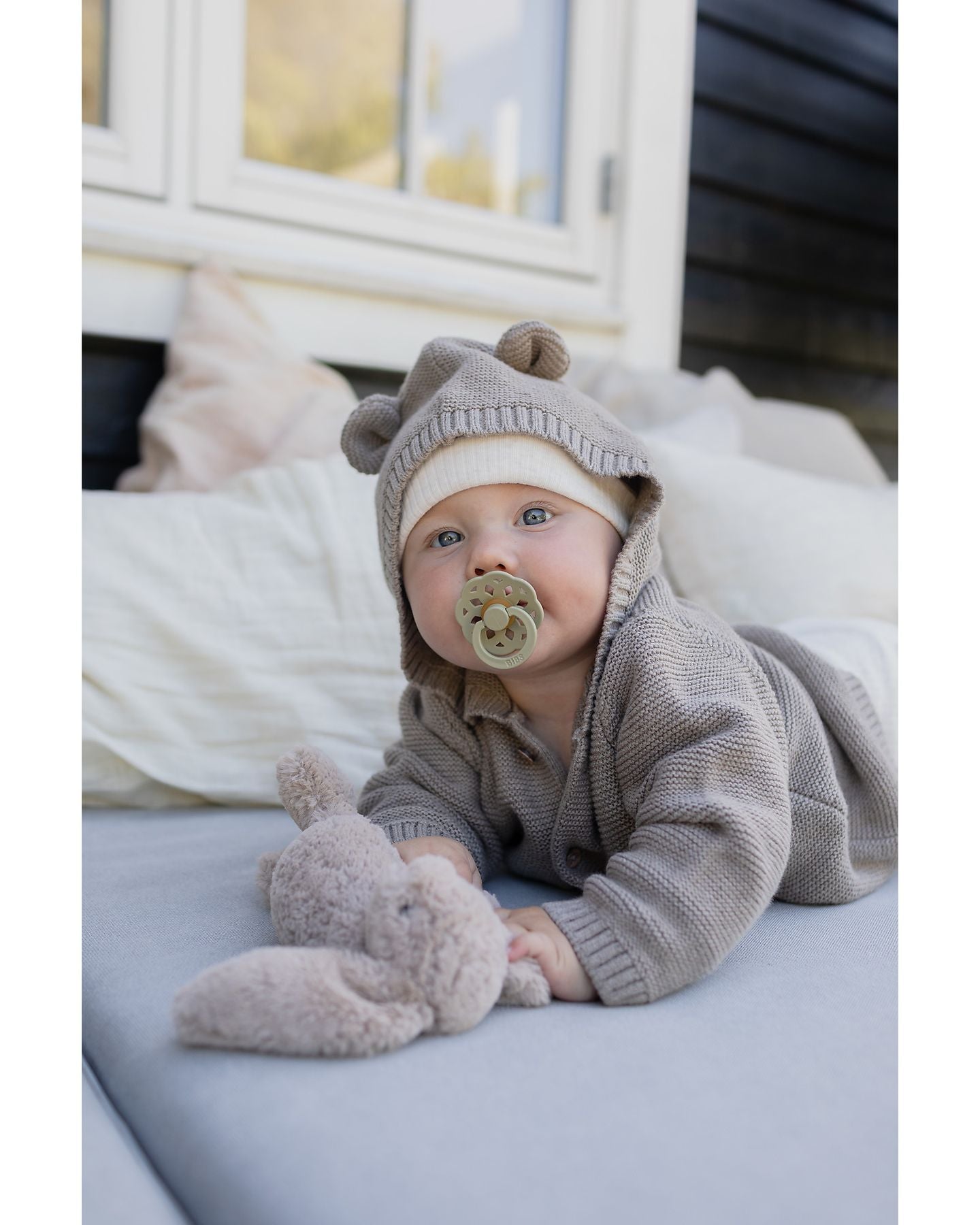Set 2 ciucci Boheme Khaki /Dusty Blue VERDE 230132 - NANU' BABY