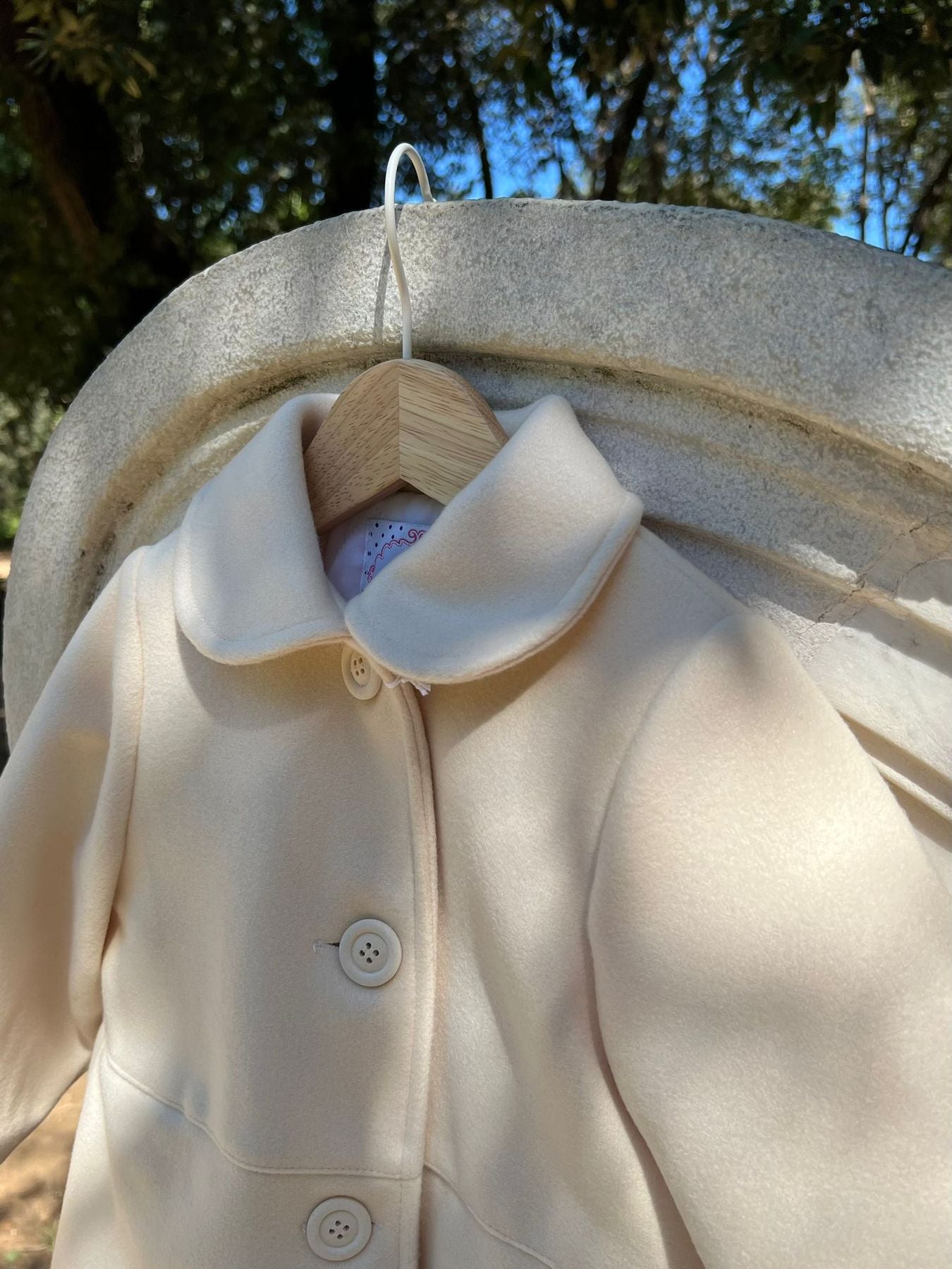 Cappotto Bimba PANNA FF36049/T155 - NANU' BABY