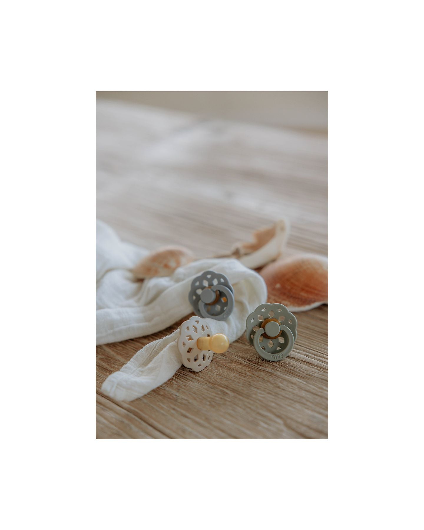 Set 2 ciucci Boheme Verde Salvia/Cloud VERDE 230110 - NANU' BABY