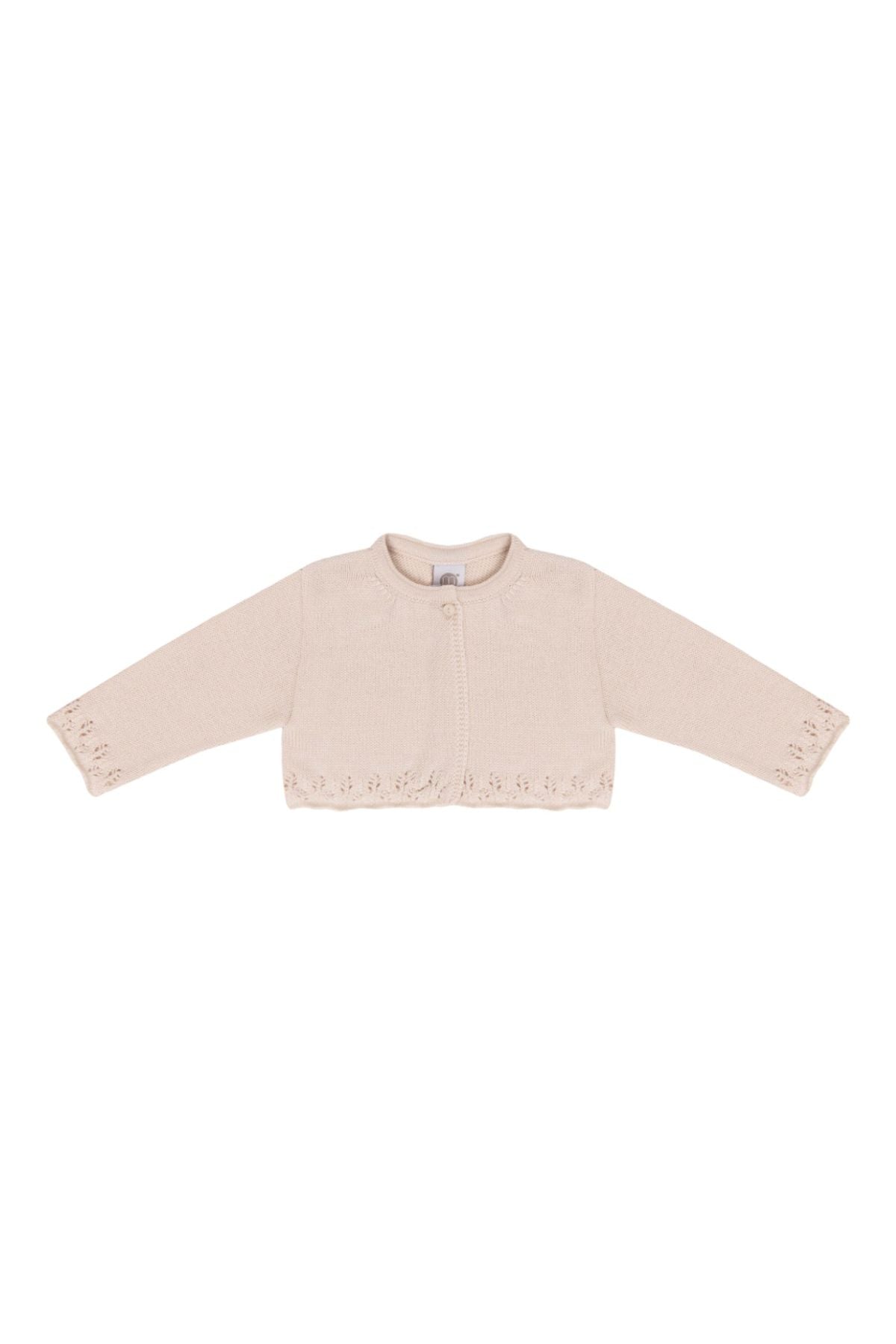 Giacchina in lana Bimba NATURAL IH84145 - NANU' BABY