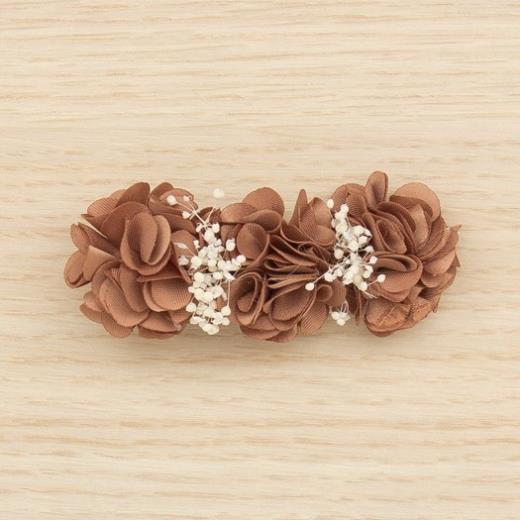 Fermaglio fiori MARRONE 7946 - NANU' BABY