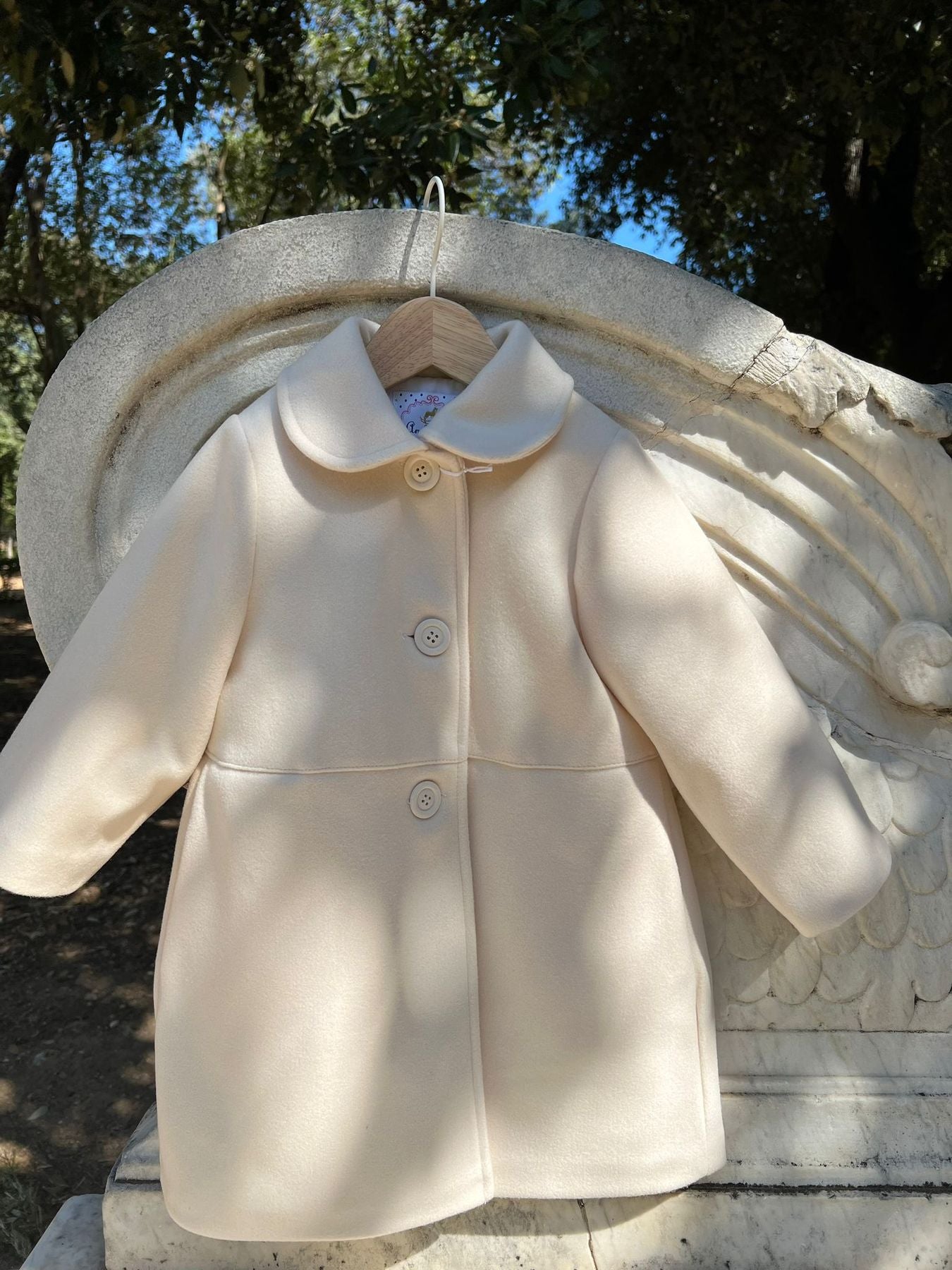 Cappotto Bimba PANNA FF36049/T155 - NANU' BABY