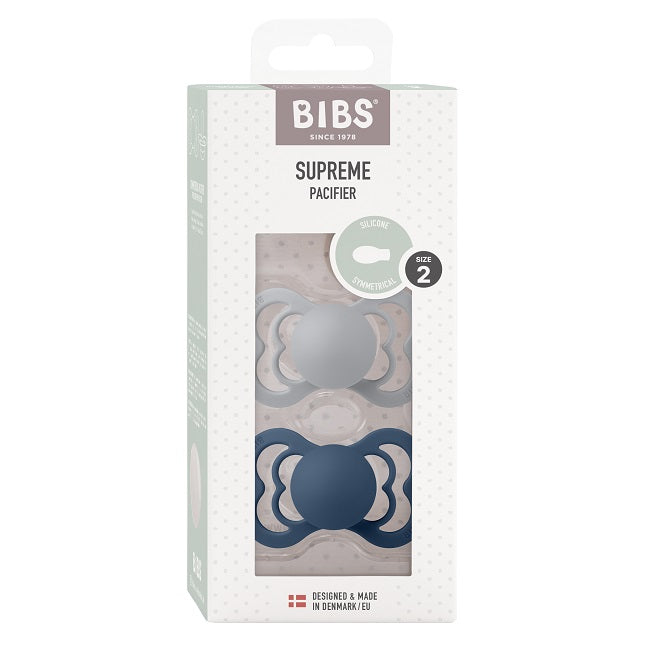 Set 2 ciucci SUPREME Blu acciaio/Nuvola BLU 160348 - NANU' BABY