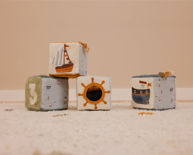 Set di cubi morbidi Sailors Bay MULTICOLORE LD8616 - NANU' BABY