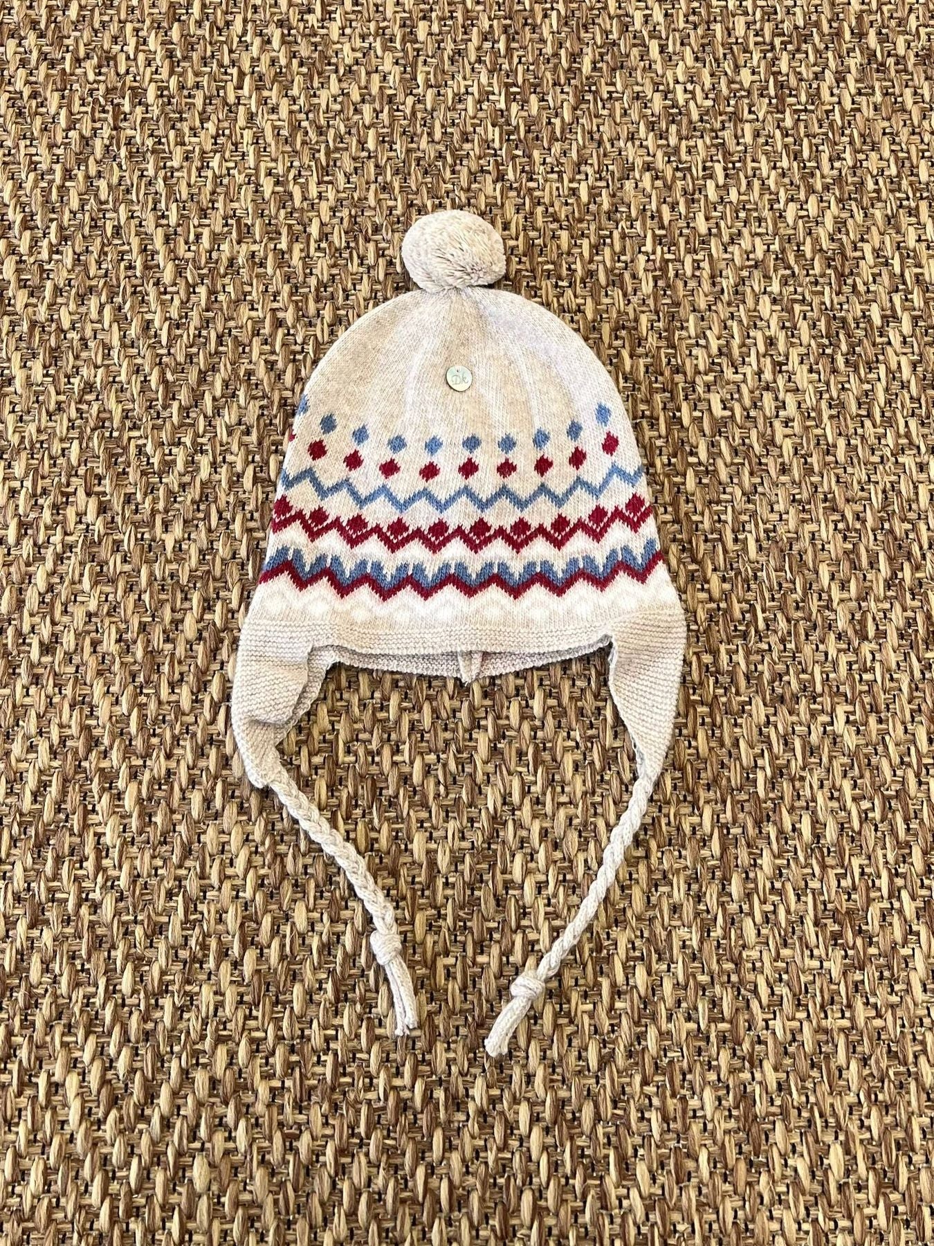 Cuffia Neonato BEIGE DK159/OI23 - NANU' BABY
