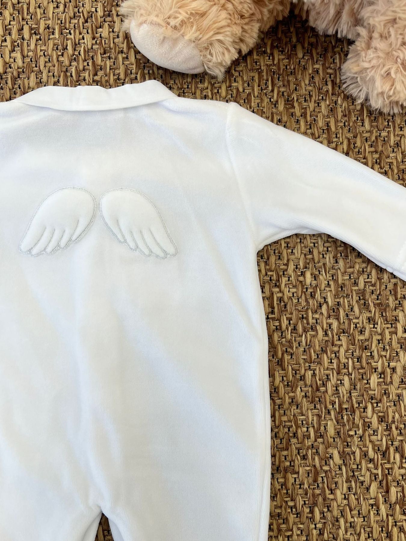 TUTINA WINGS L02 WHITE Neonato BIANCO ANGEL WN53- - NANU' BABY