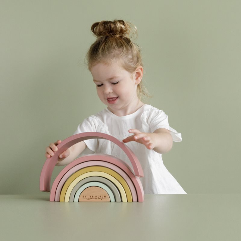 Arcobaleno in legno rosa Rosa LD7033 - NANU' BABY