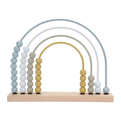 Abaco Arcobaleno Neonato Multicolore Legno LD7032 by LITTLE DUTCH