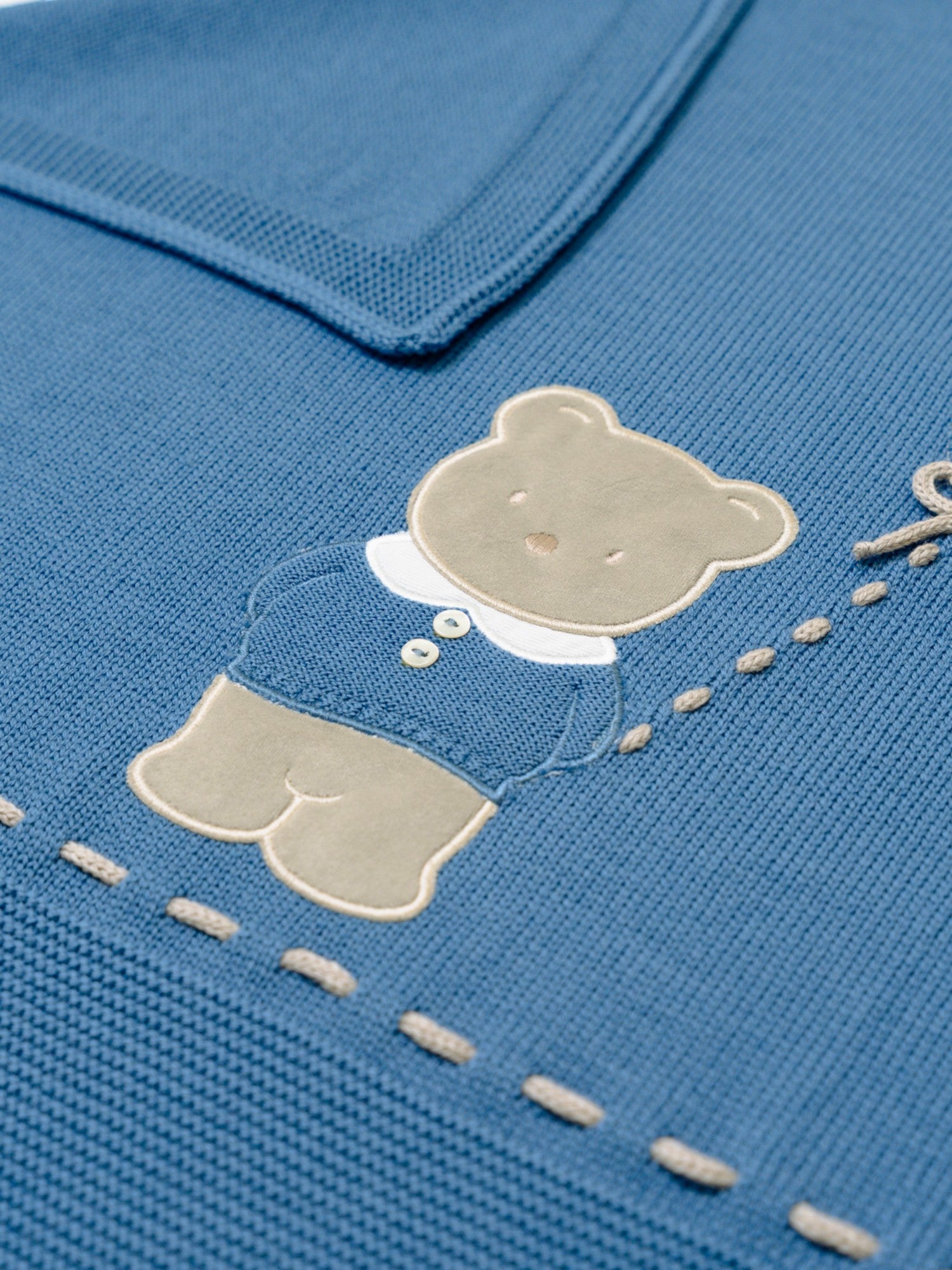 Coperta Teddy Bear Neonato AZZURRO TEDDY BEAR/140-A -  NANU' BABY