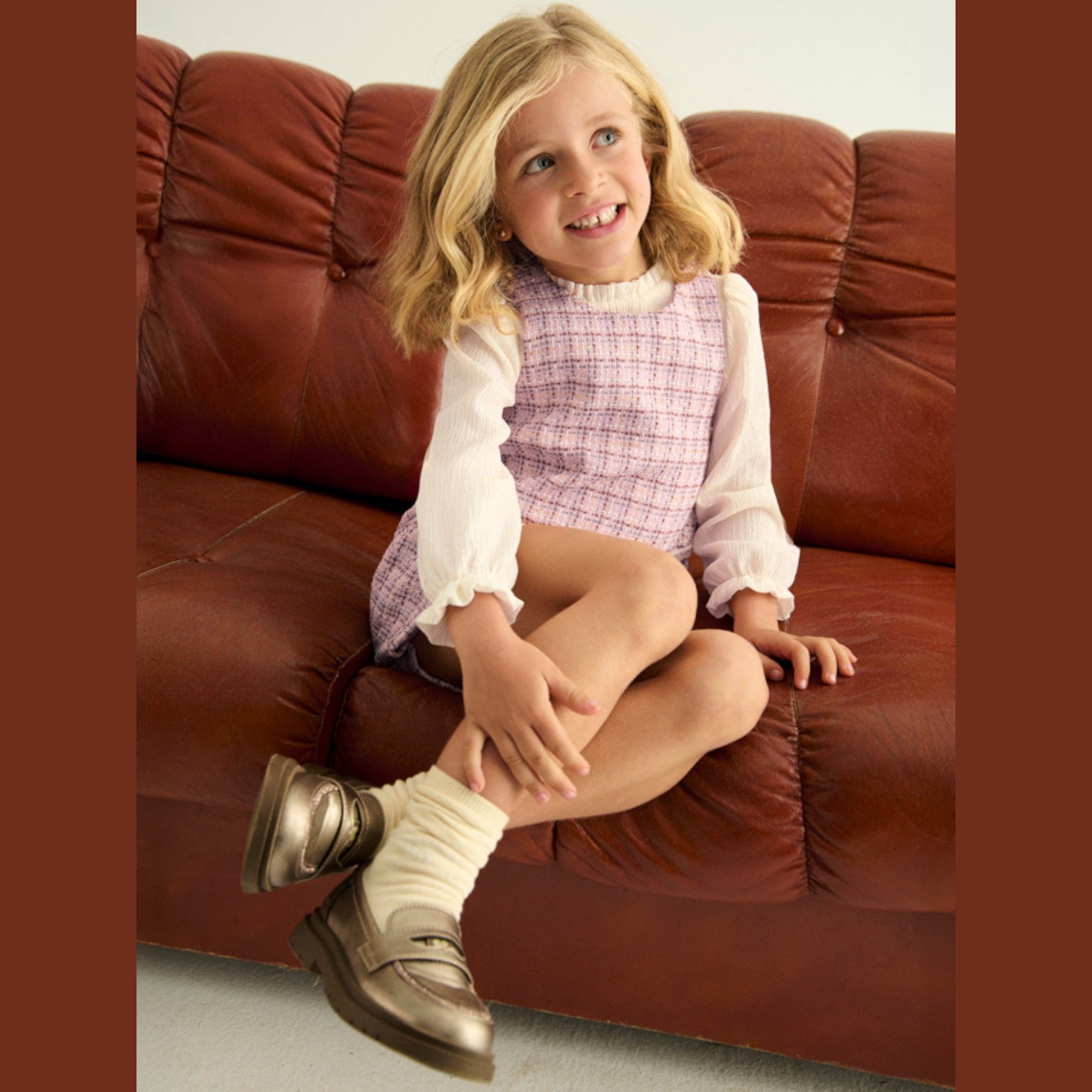 Compl. bermuda tweed Bimba Rosa 5727/8 -  NANU' BABY