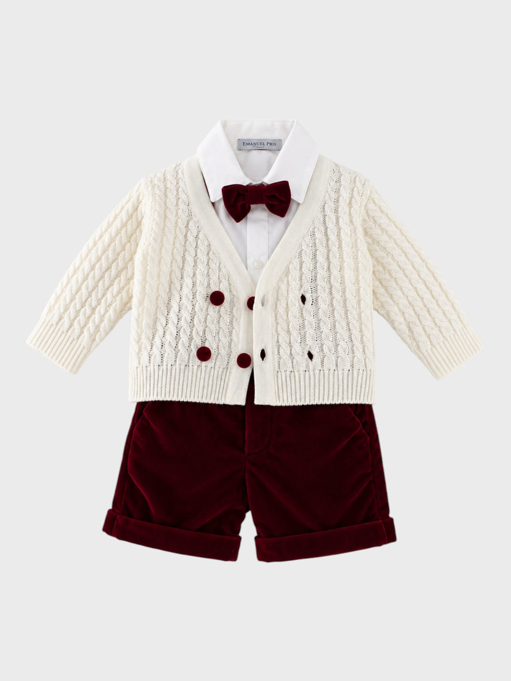 Completo Cerimonia Bimbo Rosso ECR0069I