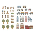 Set trenino in legno Multicolore LD2540 by LITTLE DUTCH