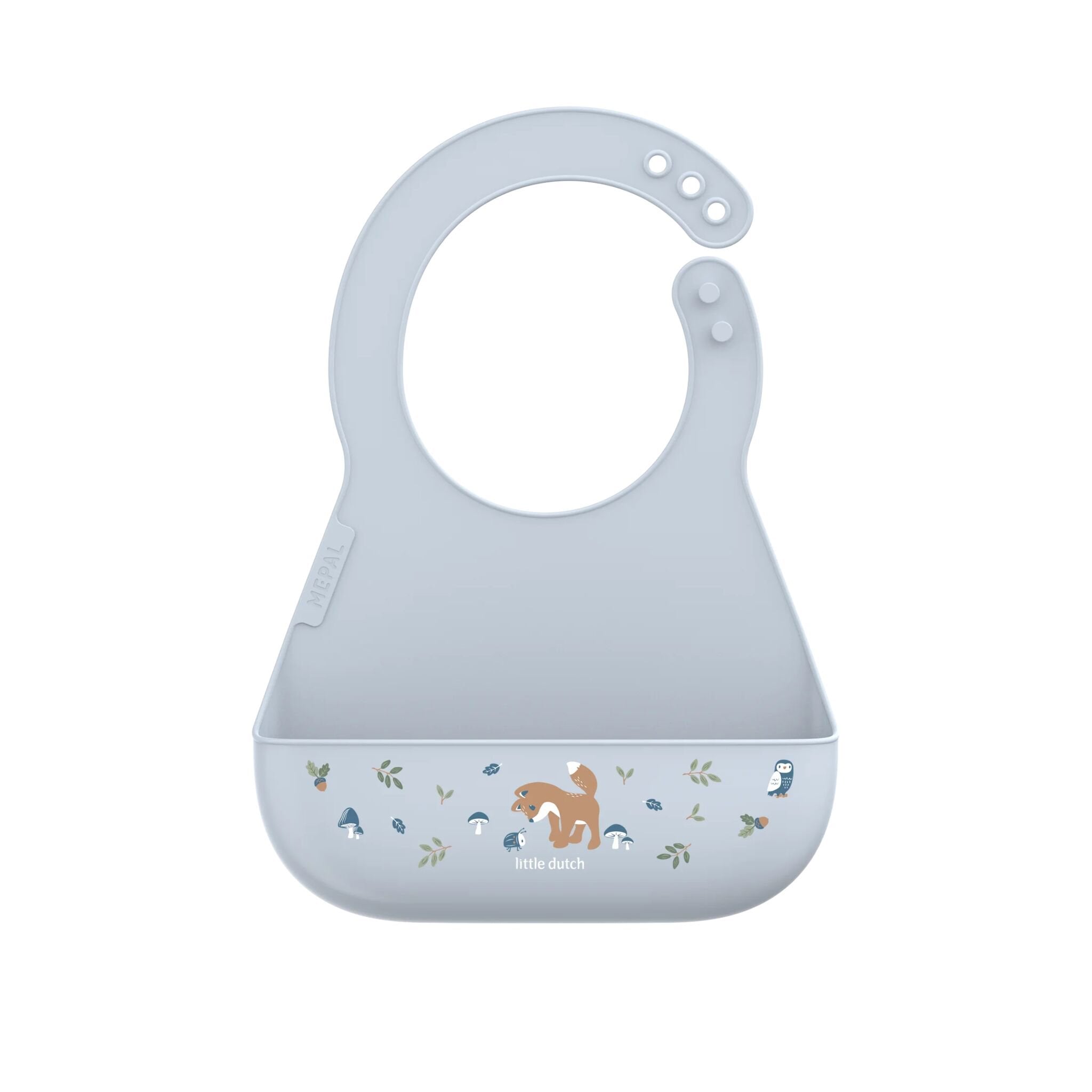 Bavetta in silicone  Blu 108034565408 -  NANU' BABY