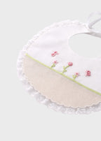 Bavetta Neonata Bianco MORGANA/BV by PICCOLA GIUGGIOLA