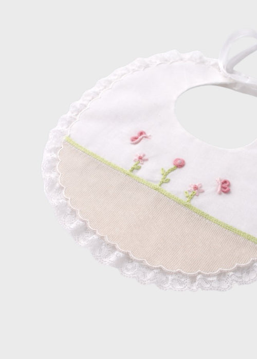 Bavetta Neonata Bianco MORGANA/BV by PICCOLA GIUGGIOLA
