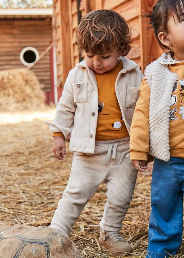 Pantaloni Bimbo Beige 2510/11 by MAYORAL