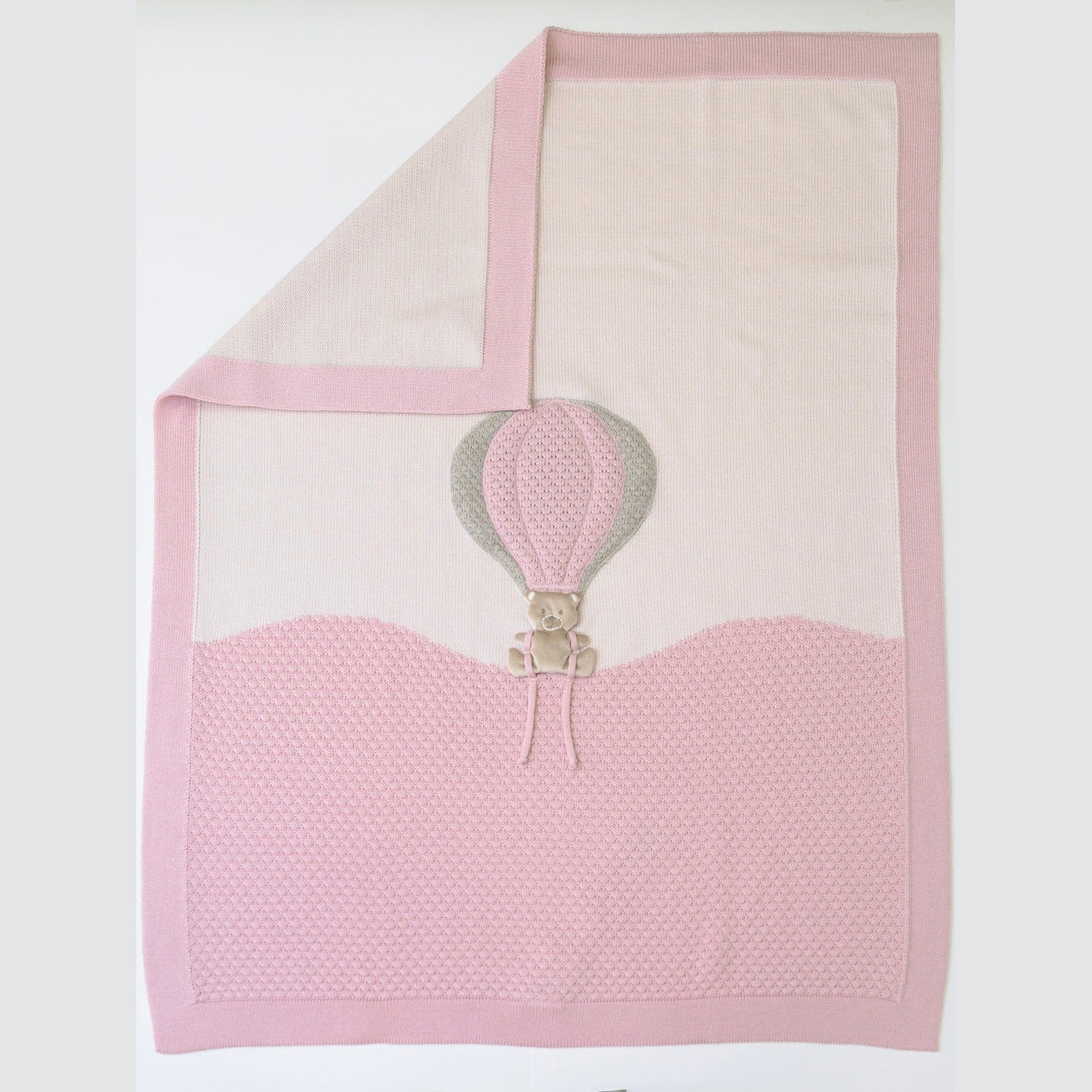 Coperta Mongolfiera Neonata Rosa IN5780/R -  NANU' BABY