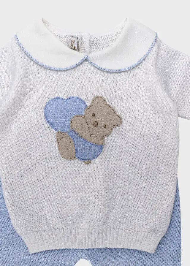 Completo nascita Neonato Cielo ORSETTO CUORE 576 by BABY LORD