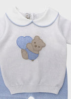 Completo nascita Neonato Cielo ORSETTO CUORE 576 by BABY LORD