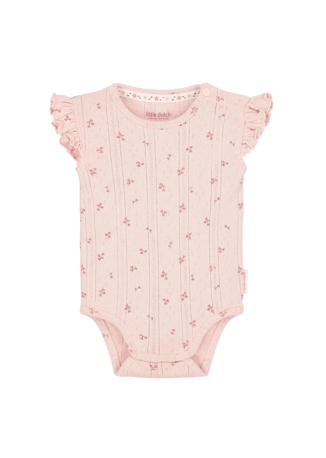 Pagliaccetto Bimba Rosa Cotone Biologico CL26020212 by LITTLE DUTCH