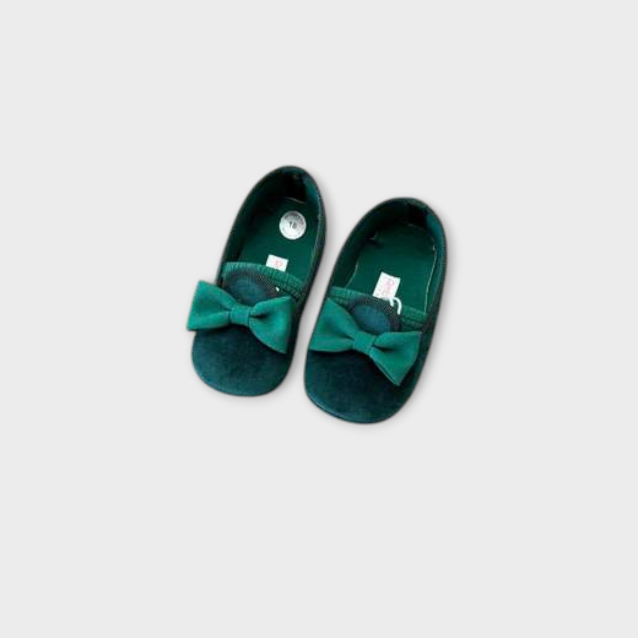 Scarpe Cerimonia Bimba VERDE Velluto - AMBARABA'