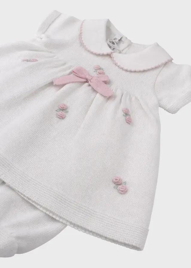Completo nascita Neonata Bianco ROSELLINE 463 by BABY LORD