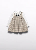 Abito Bimba Beige 5509/4 by ABEL & LULA