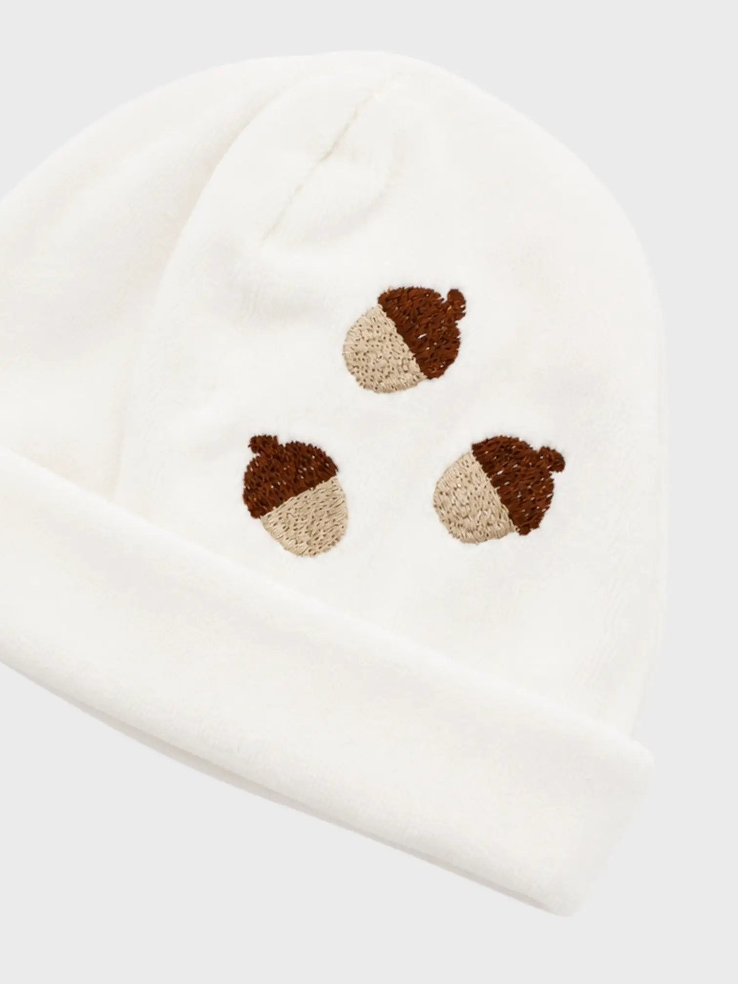 Cuffia Neonato Panna LR/1303 by SARTORIA DEI PICCOLI