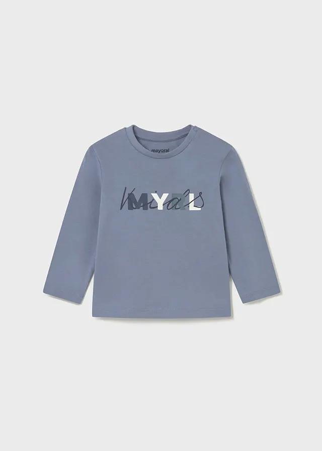 T-shirt Bimbo Azzurro 108/29 by MAYORAL