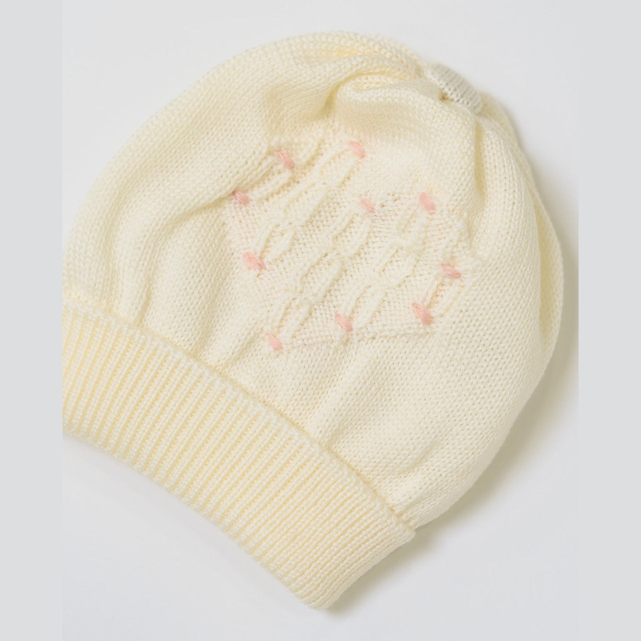 Cuffia Neonata VANIGLIA IN1171BT -  NANU' BABY