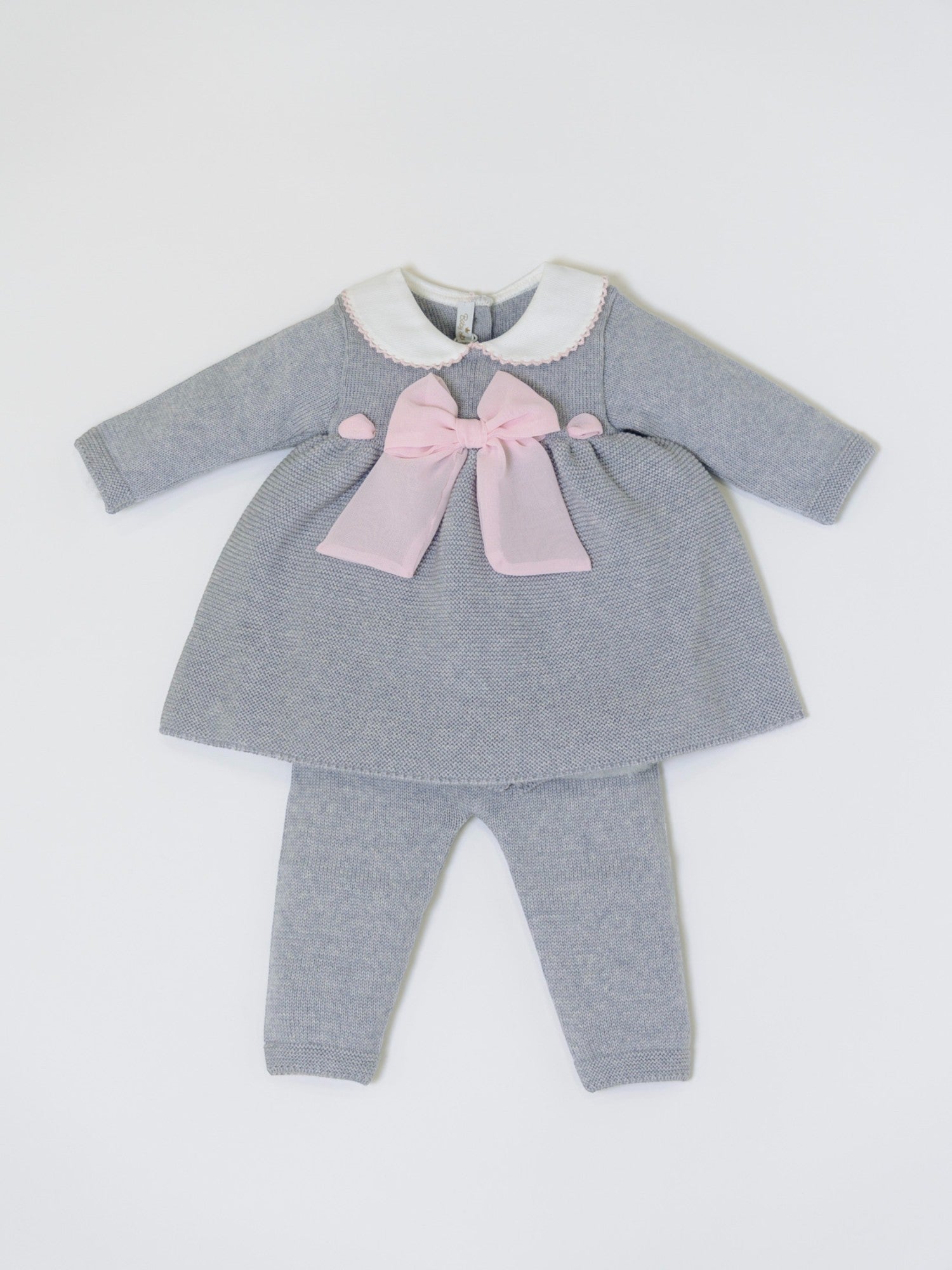 Completo nascita Cuore in cady Neonata Grigio CUORE/404 -  NANU' BABY