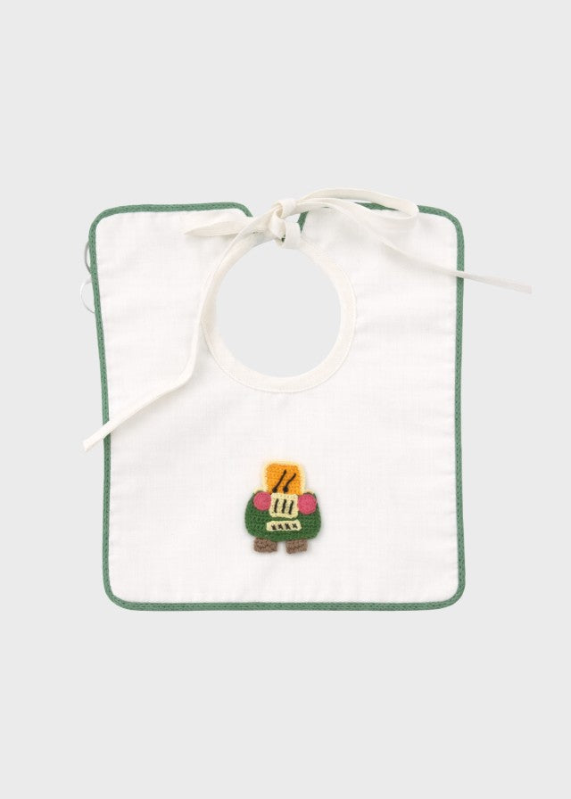 Bavetta Neonato Verde CETIN/BAV-V by PICCOLA GIUGGIOLA