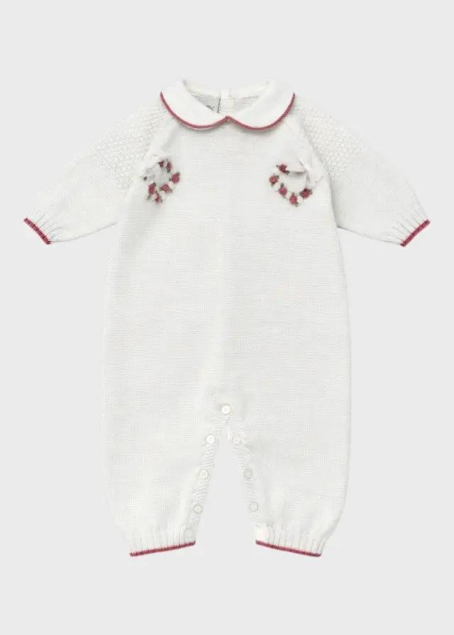 Tutina Neonata Bianco EB2410 by MARLU'