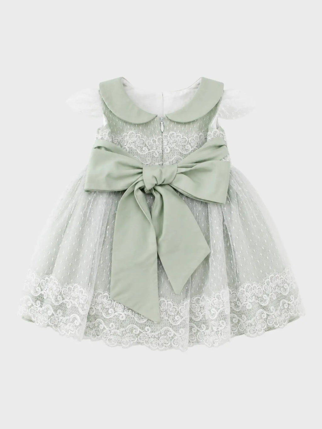 Abito Cerimonia Bimba Verde FB084/V by FLO' SARTORIA ITALIANA