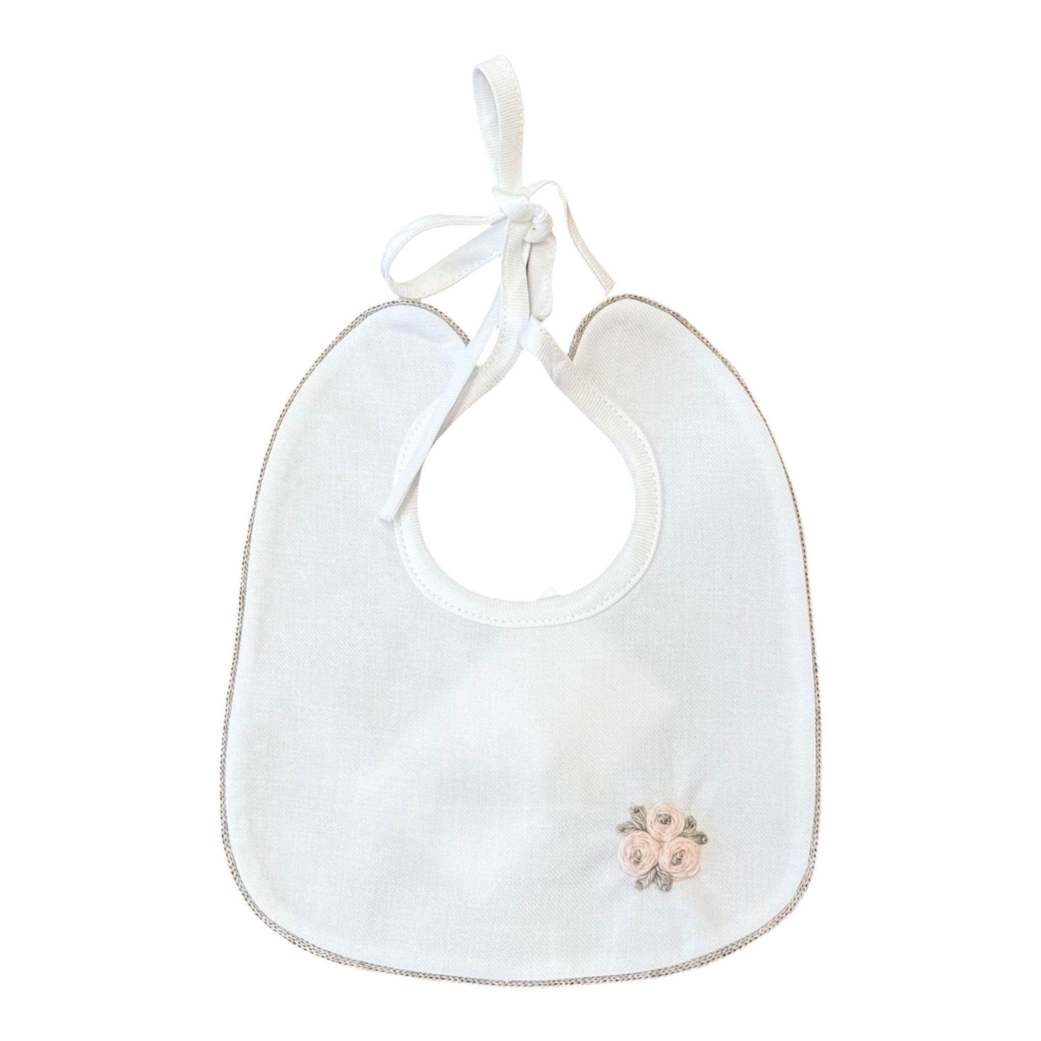 Cuffia e Bavetta Neonata PANNA LR1108