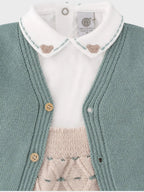 Completo nascita Neonato Verde IS7160 by MARLU'