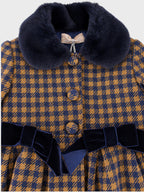 Cappotto Bimba Blu GG41I