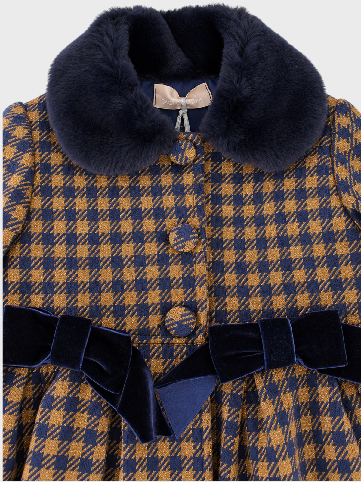 Cappotto Bimba Blu GG41I