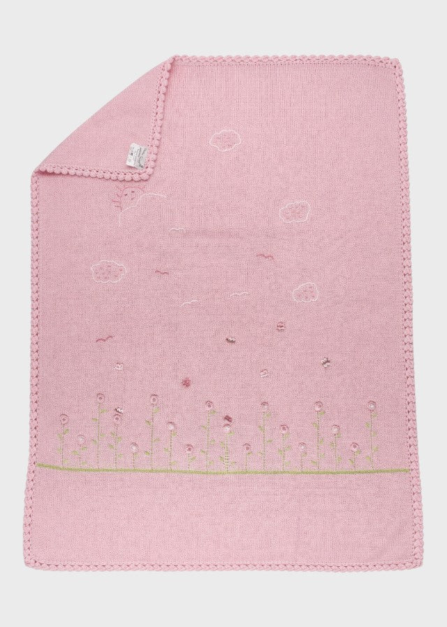 Coperta Neonata Rosa PICCI/CO-R by PICCOLA GIUGGIOLA