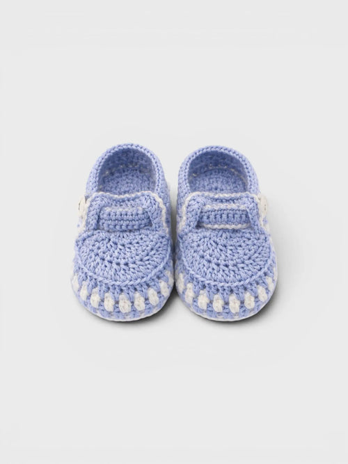 Babbucce Neonato Cielo PIPPO/SC by PICCOLA GIUGGIOLA