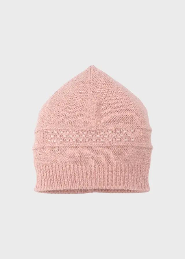 Cuffia Neonata Rosa SOFIA/CU by PICCOLA GIUGGIOLA
