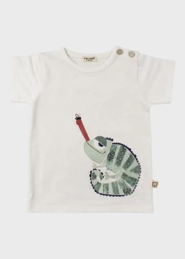 T-shirt Bimbo Panna C63195 by COCCODE'