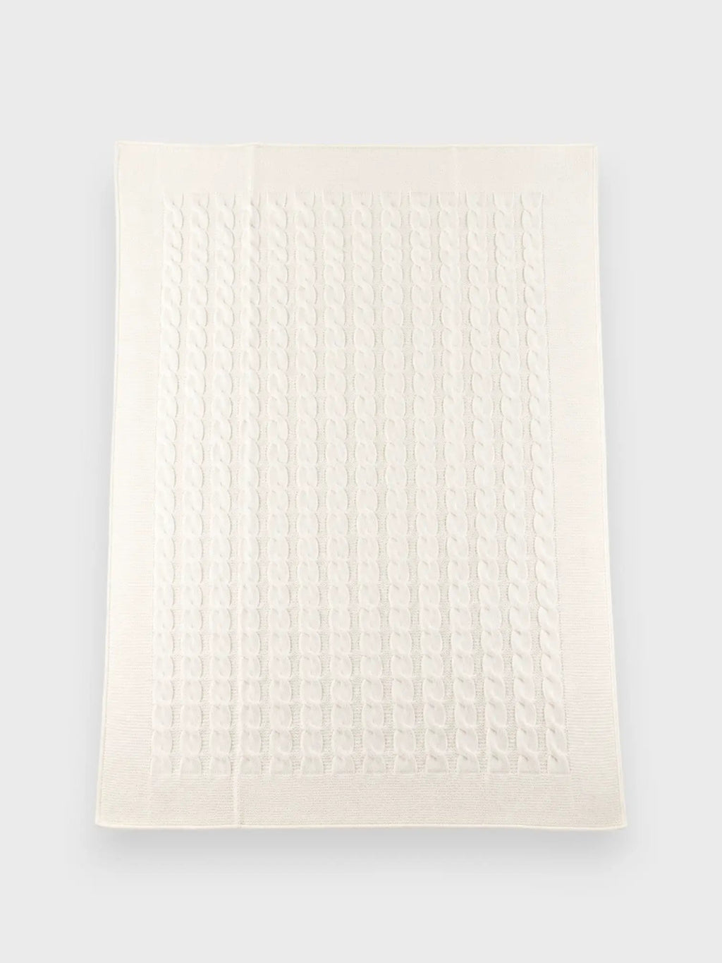 Coperta Neonato Bianco TRECCIA 123/30 by BABY LORD