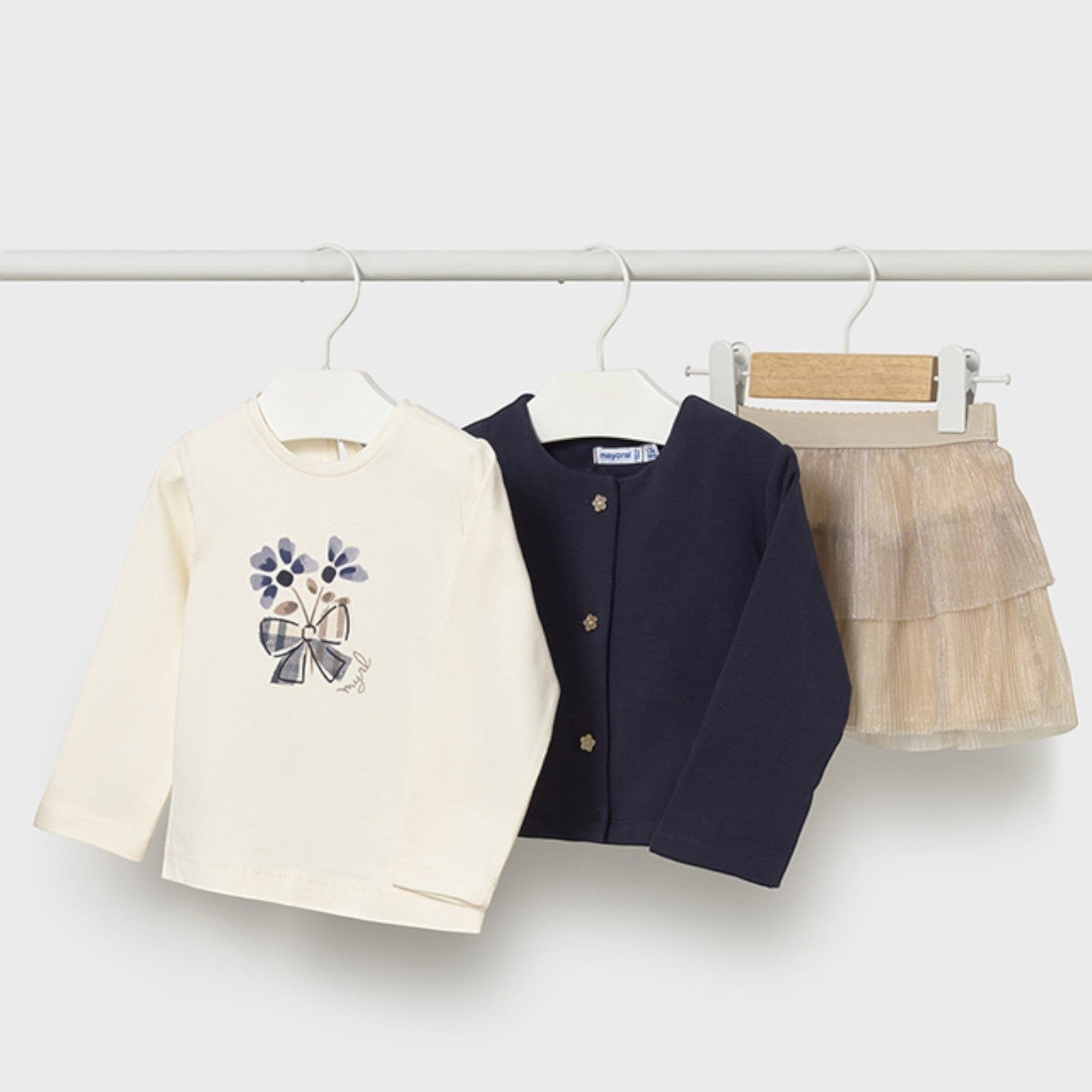 Completo gonna 3 pezzi Bimba Blu 2922/12 -  NANU' BABY
